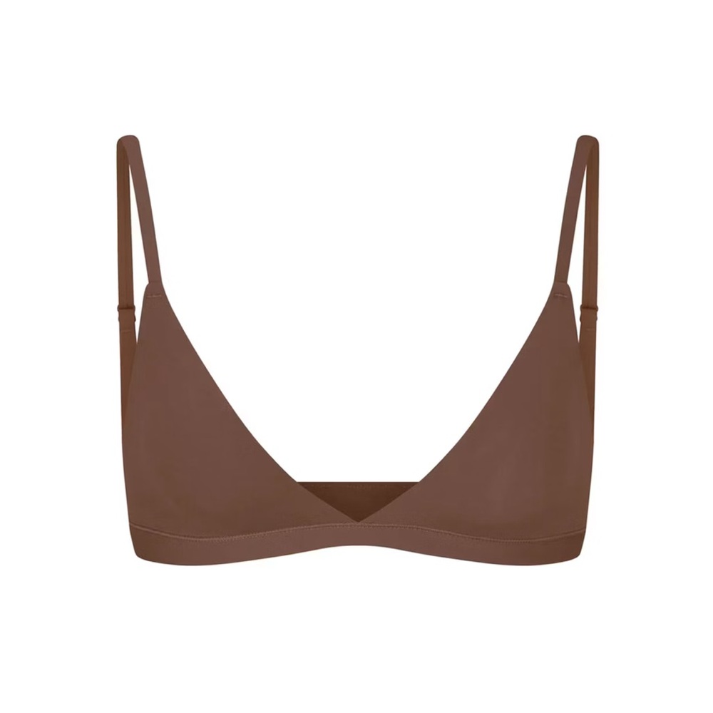 SKIMS Fits Everybody Triangle Bralette Jasper - Picture 4 of 9